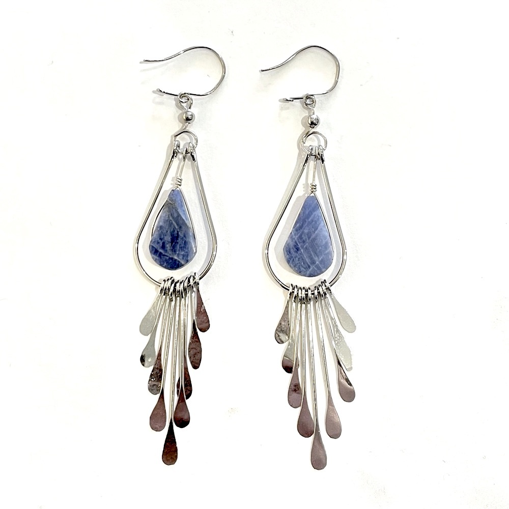 Handmade Lapis Peruvian Earrings